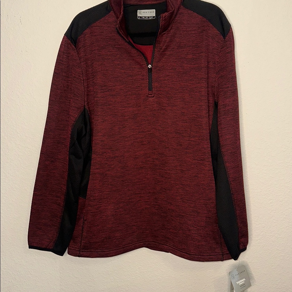 PGA Tour Black and Red‎ Pullover